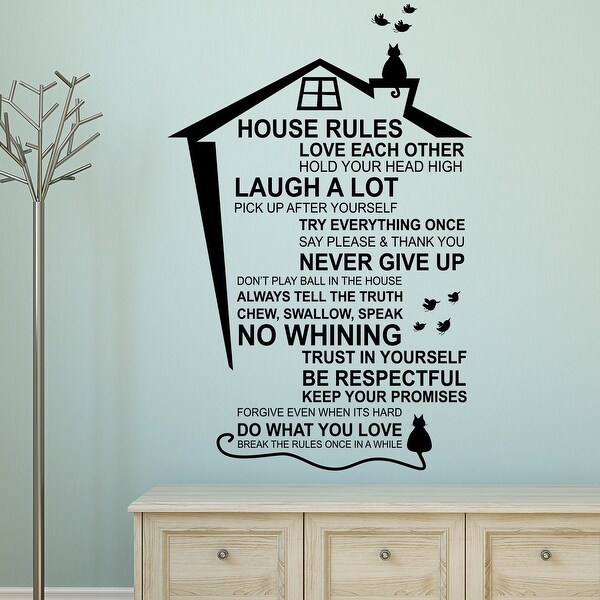 house sticker decor