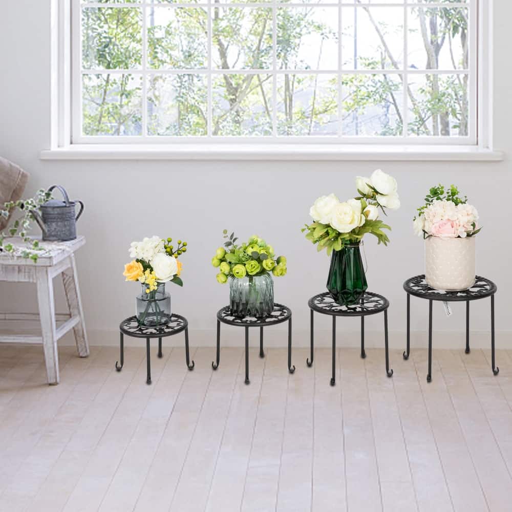 Metal Plant Stand (Set of 4)