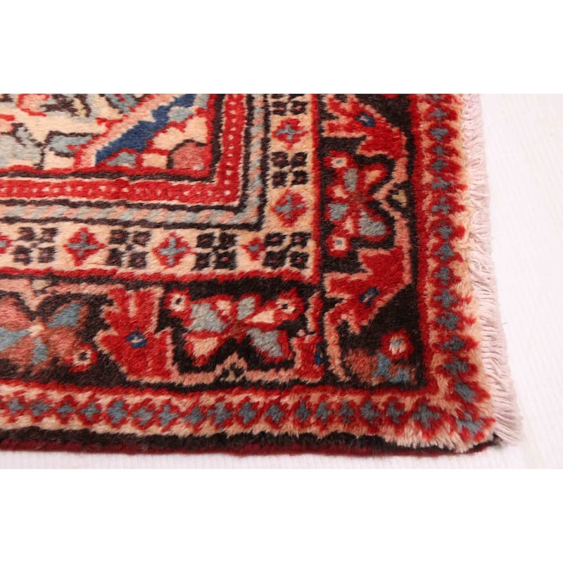 ECARPETGALLERY Hand-knotted Andelz Red Wool Rug - 4'6 x 6'9