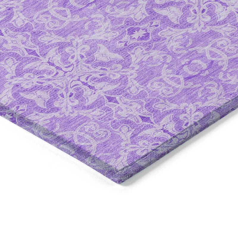 Machine Washable Indoor/ Outdoor Chantille Traditional Medallions Rug