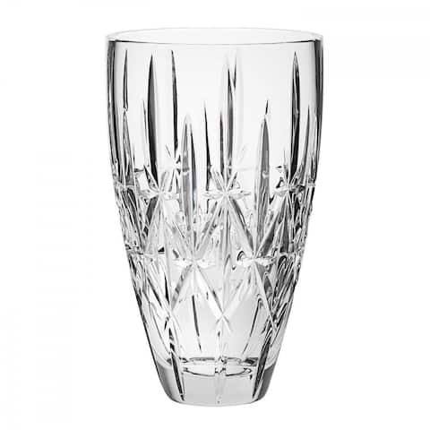 Sparkle Clear 9-inch Vase