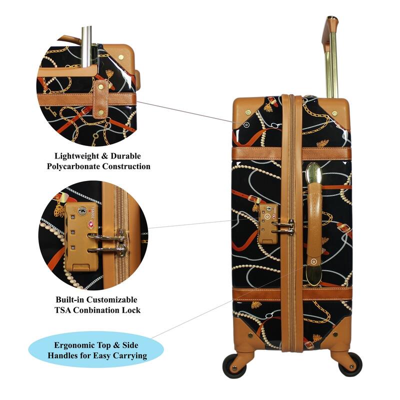 Gatsby Vintage Hardside Carry-On - NEW Airline Approved Luggage
