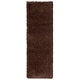 preview thumbnail 126 of 184, SAFAVIEH Santa Monica Shag Einara 2-inch Thick Area Rug 2'3" x 11' Runner - Brown - Runner