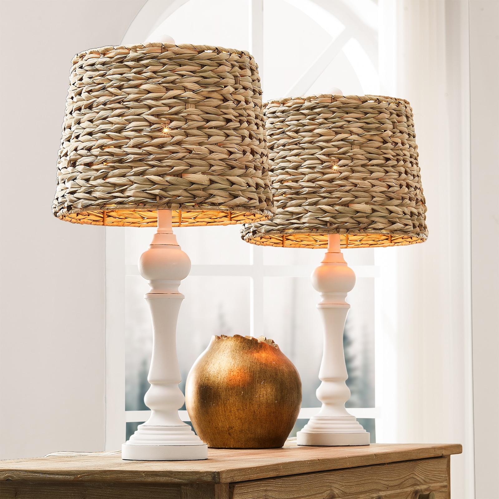 Maxax 26" Resin Table Lamp (Set of 2)