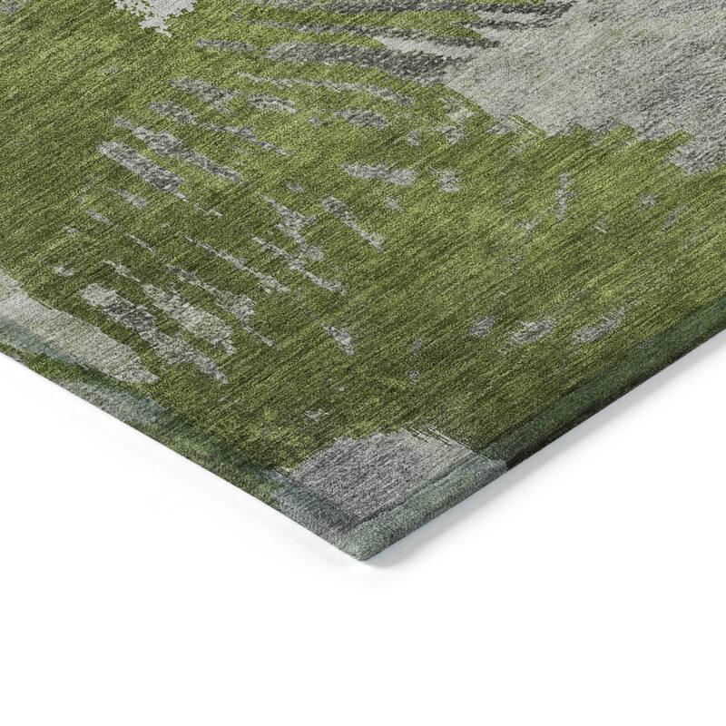 Machine Washable Indoor/ Outdoor Chantille Modern Burst Rug