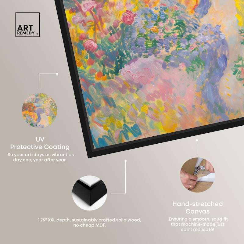 Hues of Happiness II Canvas by Art Remedy