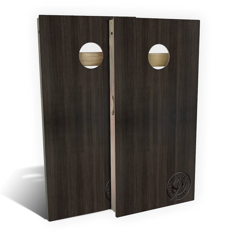 Malaysian Blackwood Outdoor Cornhole Board Set - Premium 2x4 - Include Hole Lights