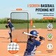preview thumbnail 30 of 33, Screen Baseball for Batting Cage Heavy Duty Pitching Net for Pitchers Protection
