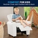 preview thumbnail 158 of 189, Contemporary Kids Recliner with Cup Holder and Headrest - 24"W x 21.5" - 36.5"D x 27"H