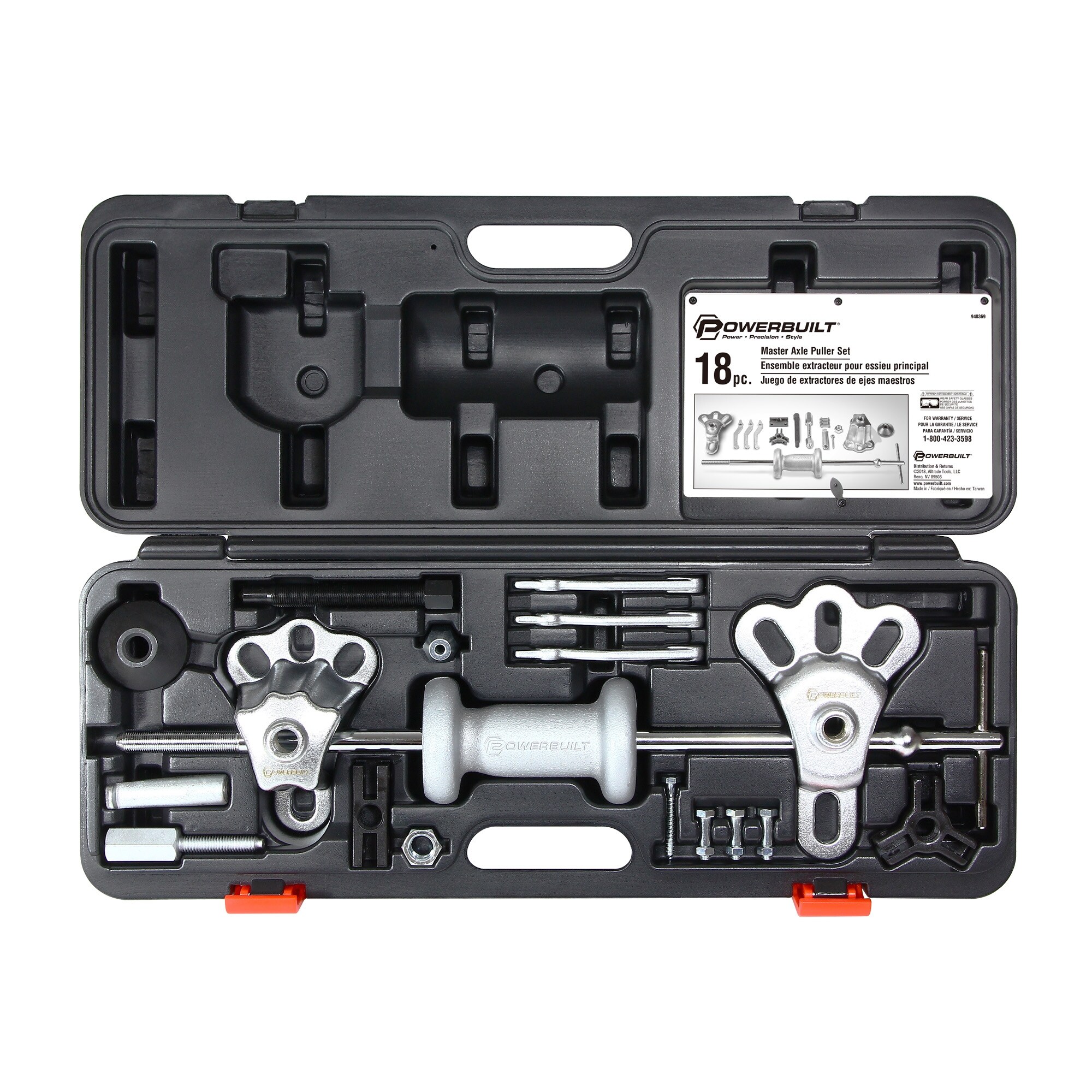 Shop Powerbuilt 18 Pc Master Axle Puller Set Kit71 940369 Overstock 15864398