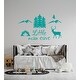 preview thumbnail 1 of 8, Little Man Cave Wall Decal Nursery Decor. 9 tall x 15 wide inches - Teal