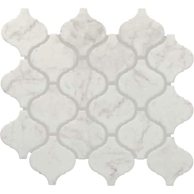 TileHQ 3 x 3 Ceramic Arabesque Mosaic (10 PC per Carton) (7.40 SQFT per Carton)
