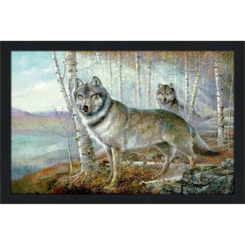 "Soul Mates" by Ruane Manning Print on Acrylic.