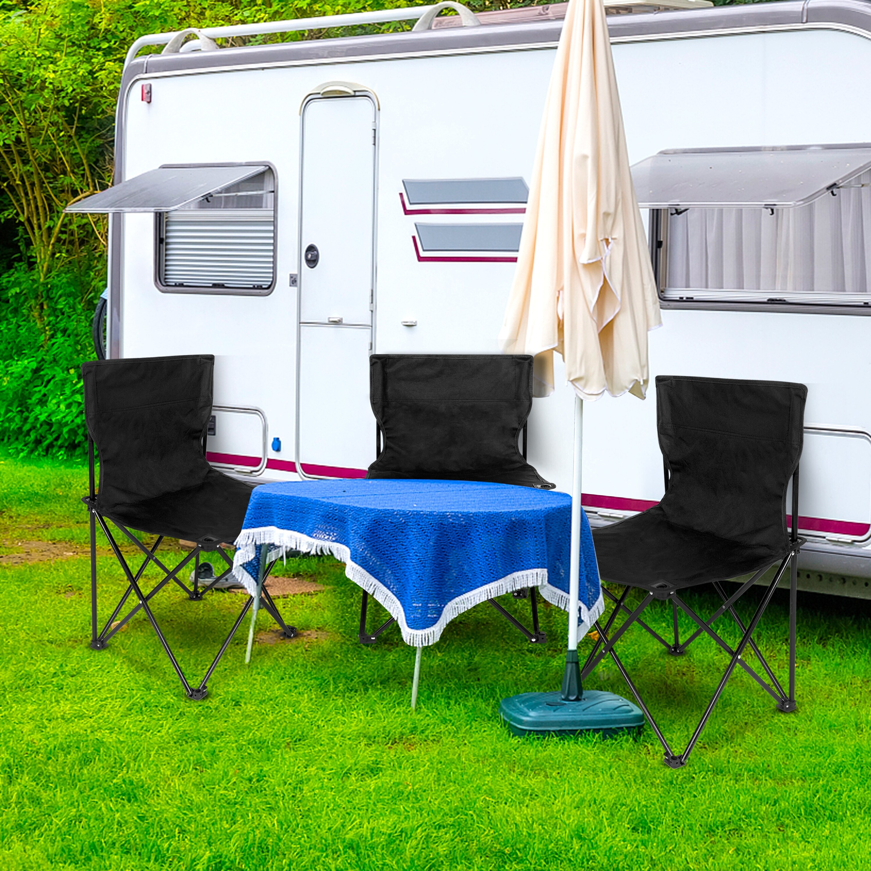 Portable Folding Camping Chair with Carry Bag for Adults