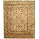 preview thumbnail 11 of 11, SAFAVIEH Couture Hand-knotted Farahan Sarouk Stephenie Traditional Oriental Wool Rug with Fringe 6'  x  9' - Gold - Rectangle