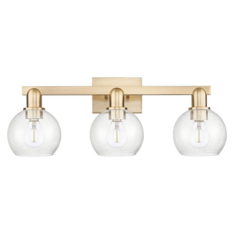 Innovations Lighting 716-3W-10-25 Athens Vanity Athens 3 Light 25" - Champagne Bronze / Seedy