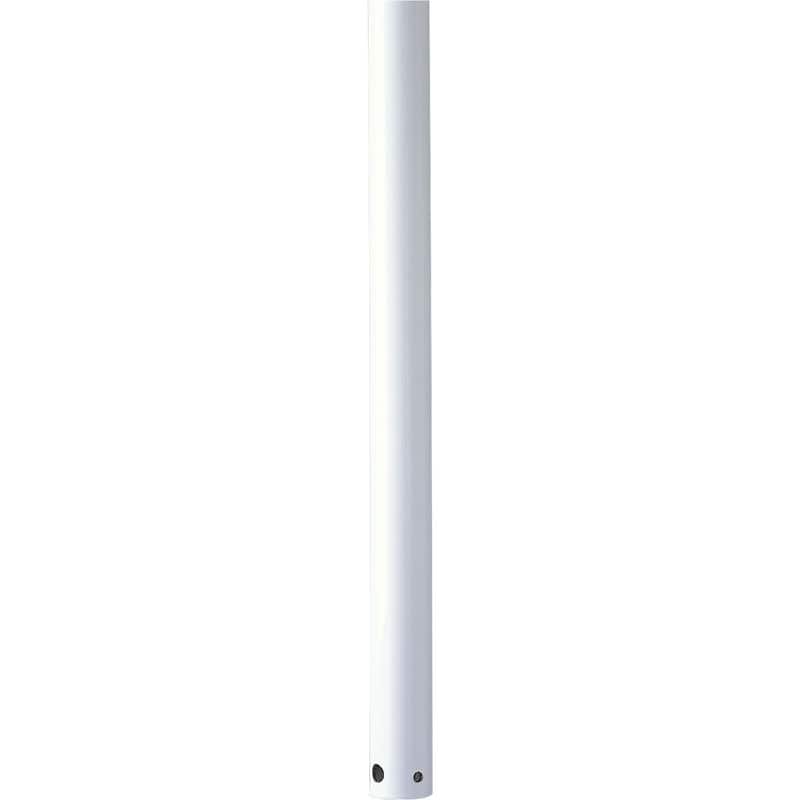 60-Inch Accessory Ceiling Fan Downrod Satin White - 1 in x 1 in x 60 in - 1 in x 1 in x 60 in