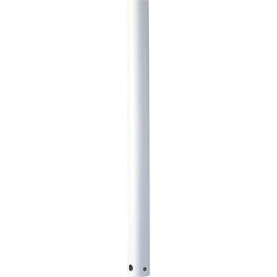 72-Inch Accessory Ceiling Fan Downrod Satin White - 1 in x 1 in x 72 in