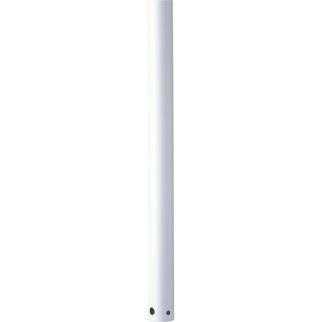 72-Inch Accessory Ceiling Fan Downrod Satin White - 1 in x 1 in x 72 in
