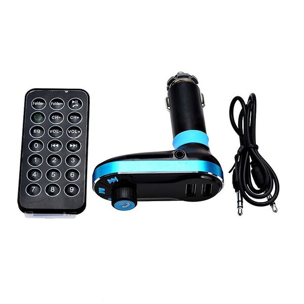 Wireless FM Transmitter Modulator Car Kit MP3 Player SD USB Charger LED Remote
