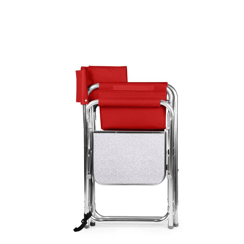 Picnic Time Portable Red Sports Chair