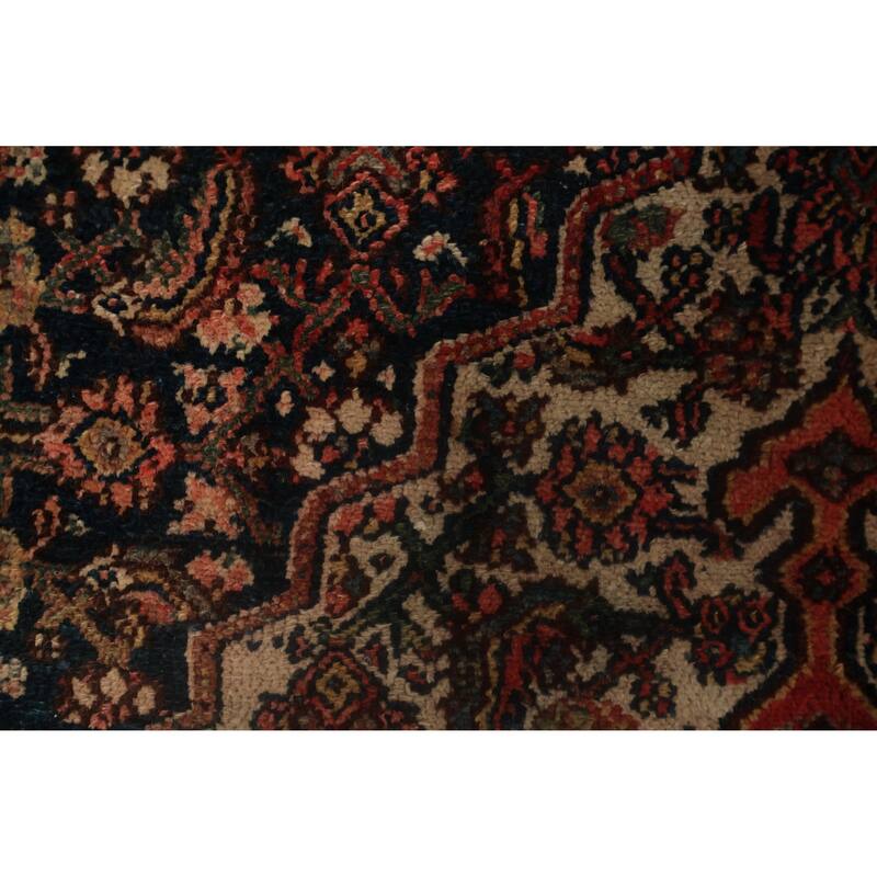 Hand Knotted Oriental 100% Wool Carpet Traditional Medallion Beige & Ivories Bibikabad Area Rug - 6' 2'' X 4' 5''