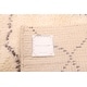 preview thumbnail 9 of 7, ECARPETGALLERY Hand-knotted Tangier Cream Wool Rug - 6'8 x 9'9