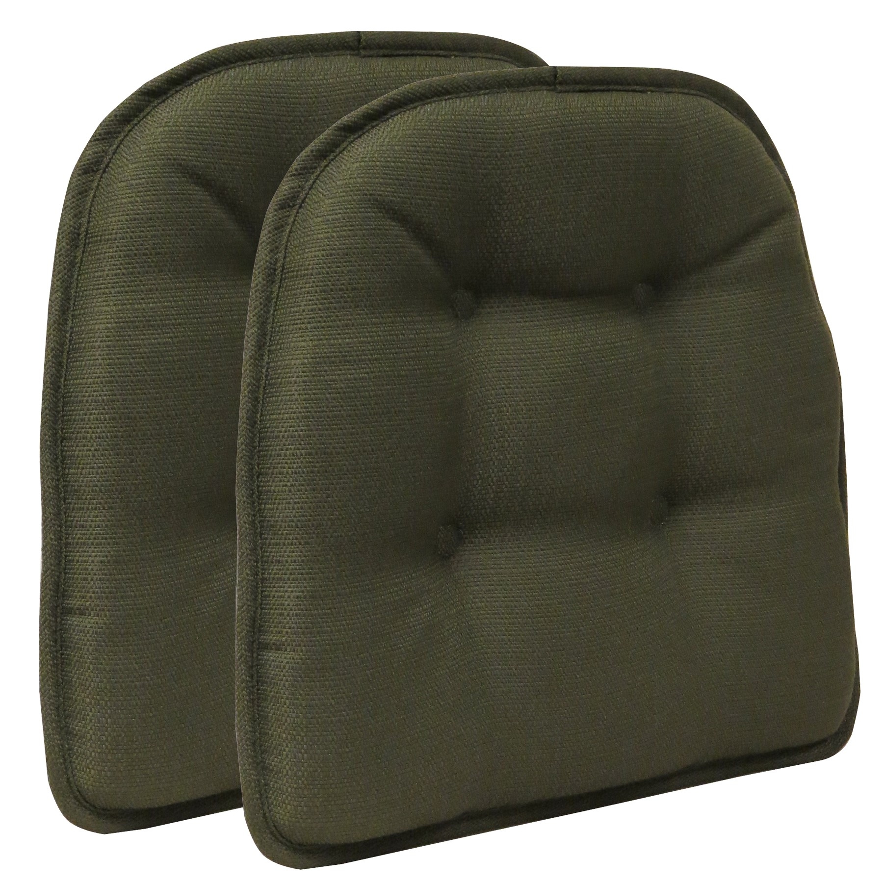 Klear Vu Non Slip 15 x 16 Omega Tufted Dining Chair Cushion Set Bed Bath Beyond 31485910