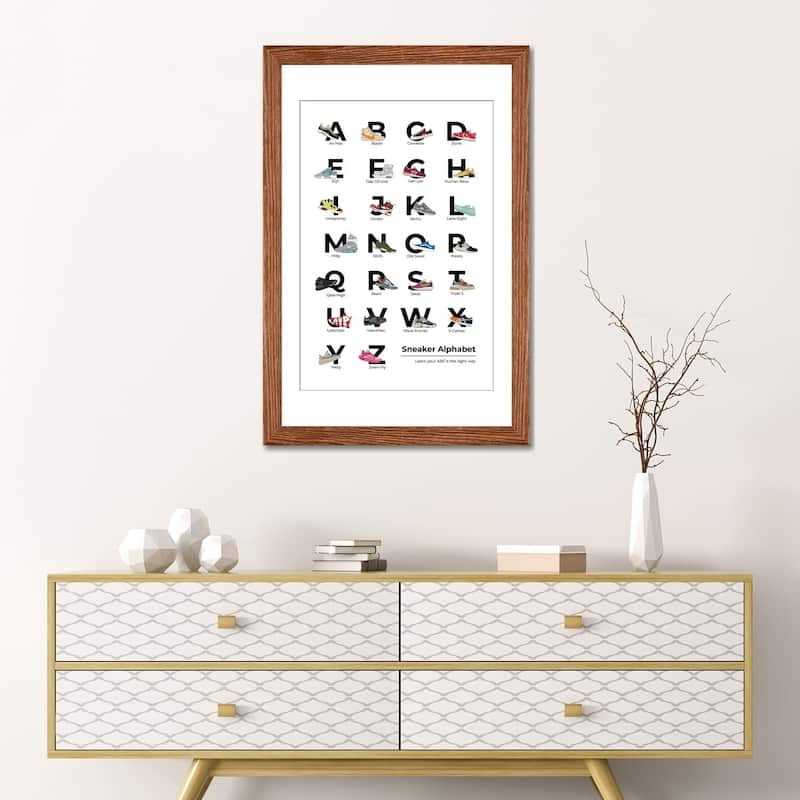 iCanvas "Sneaker Alphabet" by avesix