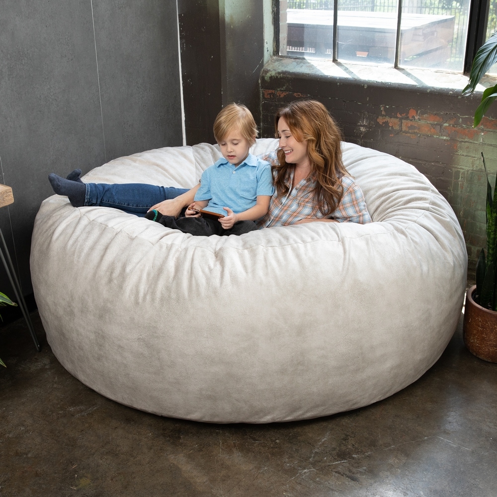 Giant Memory Foam Bean Bag 6-foot Chair (As Is Item) - Bed Bath & Beyond -  28727748
