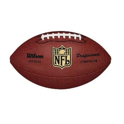 Wilson Sports Wtf1825 Nfl Pro Replica Football,Premium Composite Leather Cover