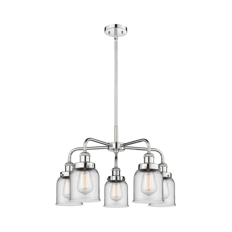 Innovations Lighting Bell - 5 Light 23" Stem Hung Chandelier