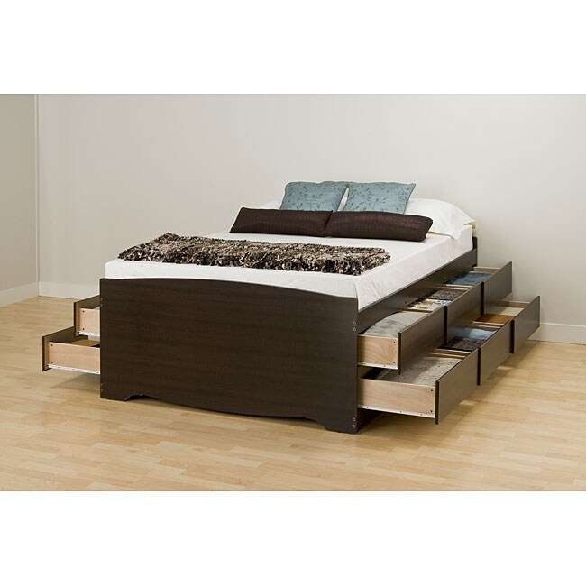 Prepac 12 drawer storage shop bed