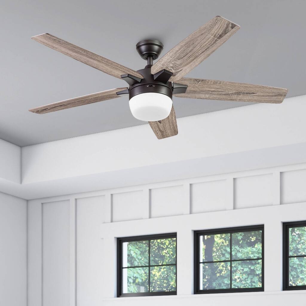 52" Prominence Home Dorsey IO Indoor Modern SMART Ceiling Fan, Bronze