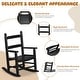 preview thumbnail 7 of 38, 16 In. Kids Classic Solid Poplar Wood Rocking Chair, Egg-Shaped Seat For Ages 2–5 - 9' x 12'