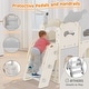 preview thumbnail 12 of 22, Toddler Slide, 8 in 1 Kids Indoor Slide for Toddler 1-3, Indoor Outdoor Toddler Playground, Baby Slide Toddler Slide Playset