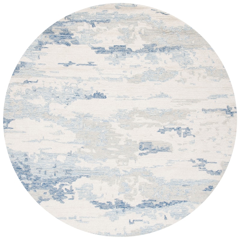 SAFAVIEH Handmade Abstract Kotoko Contemporary Wool Rug