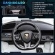 preview thumbnail 4 of 6, Kids Electric Ride On 12V Licensed Lamborghini Sian Roadster Battery Powered Sports Car Toy with 2 Speeds, Parent Control