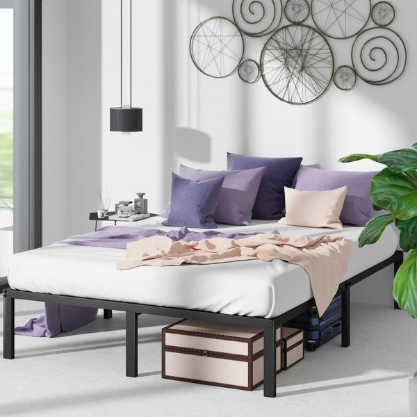 Zinus lorelai 14 inch top metal platform bed frame