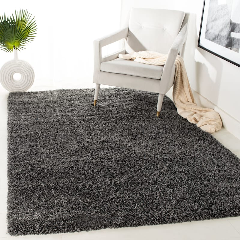 SAFAVIEH Laguna Shag Verdiana Solid 2-inch Thick Rug