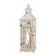 preview thumbnail 35 of 49, Glitzhome 2-Piece Oversize Farmhouse Wood/ Metal Hanging Candle Holders Decorative Lanterns