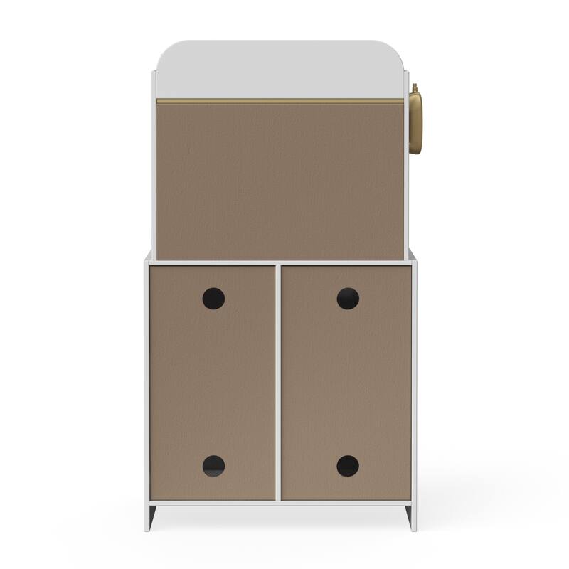Teamson Kids Versailles Petite Classic Kids Wooden Play Kitchen - 19.76" L x 12.01" W x 35.51" H