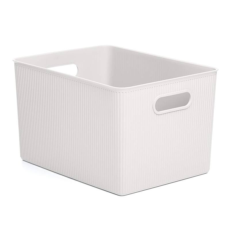 22 L Ribbed Storage Bin