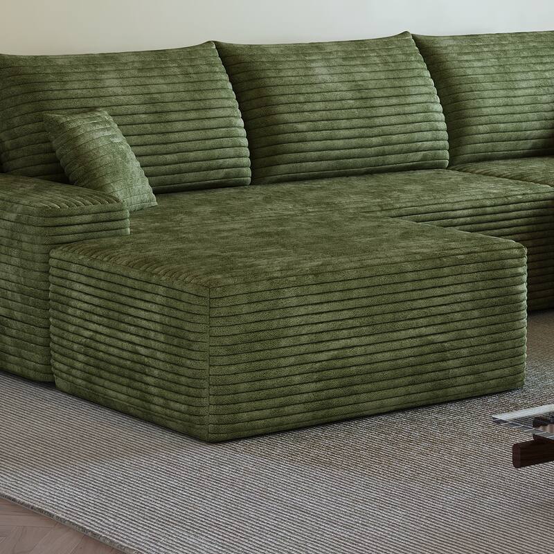 ottoman green for Living Room