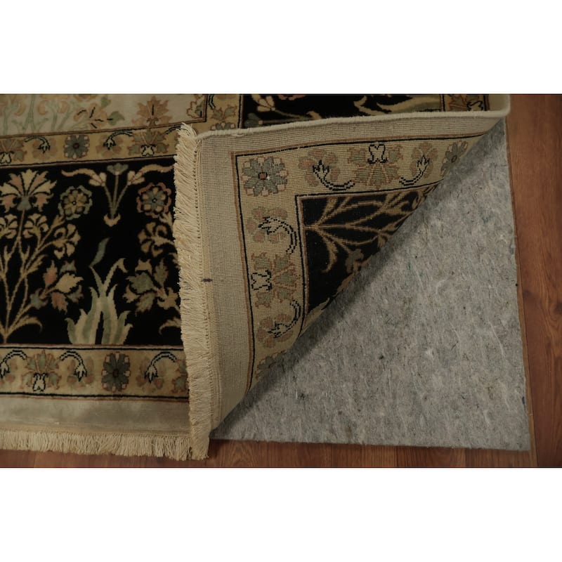 Hand Knotted Oriental 100% Wool Carpet Traditional All-Over Beige & Ivories Ziegler Area Rug - 11' 10'' X 9' 0''
