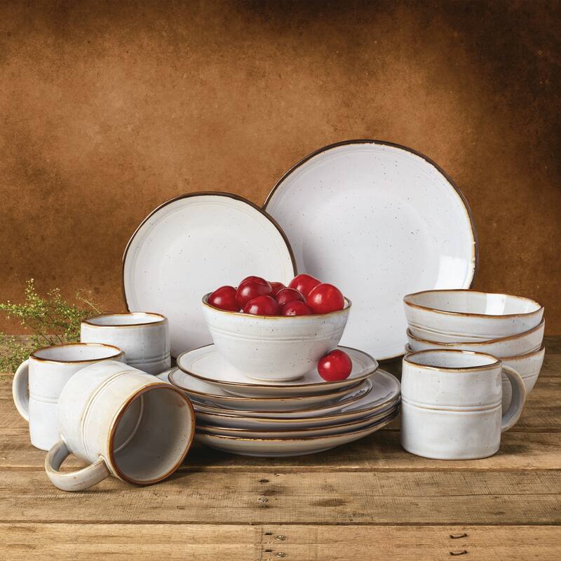 Tabletops Unlimited 16pc Geneva Dinnerware Set