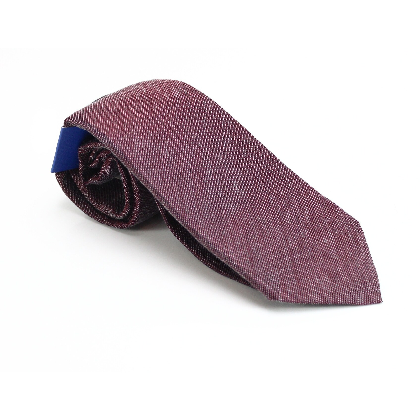 Vince Camuto Mens Spirito Neat Dotted Slim Tie Navy Silk White Dots Necktie