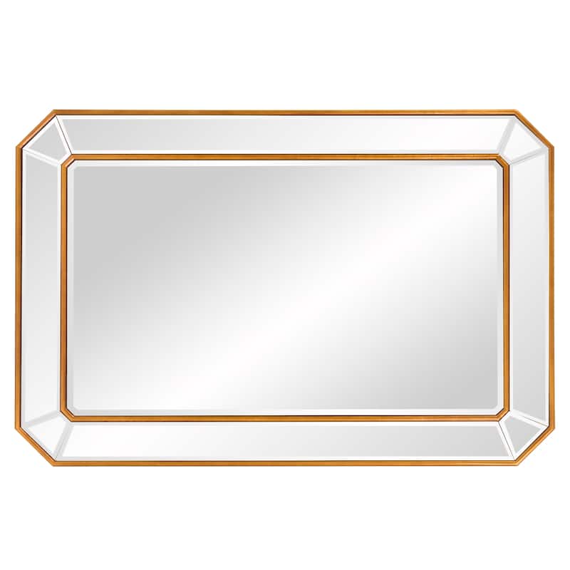 Allan Andrews Leopold Rectangle Wall Mirror - 36" H x 24" W