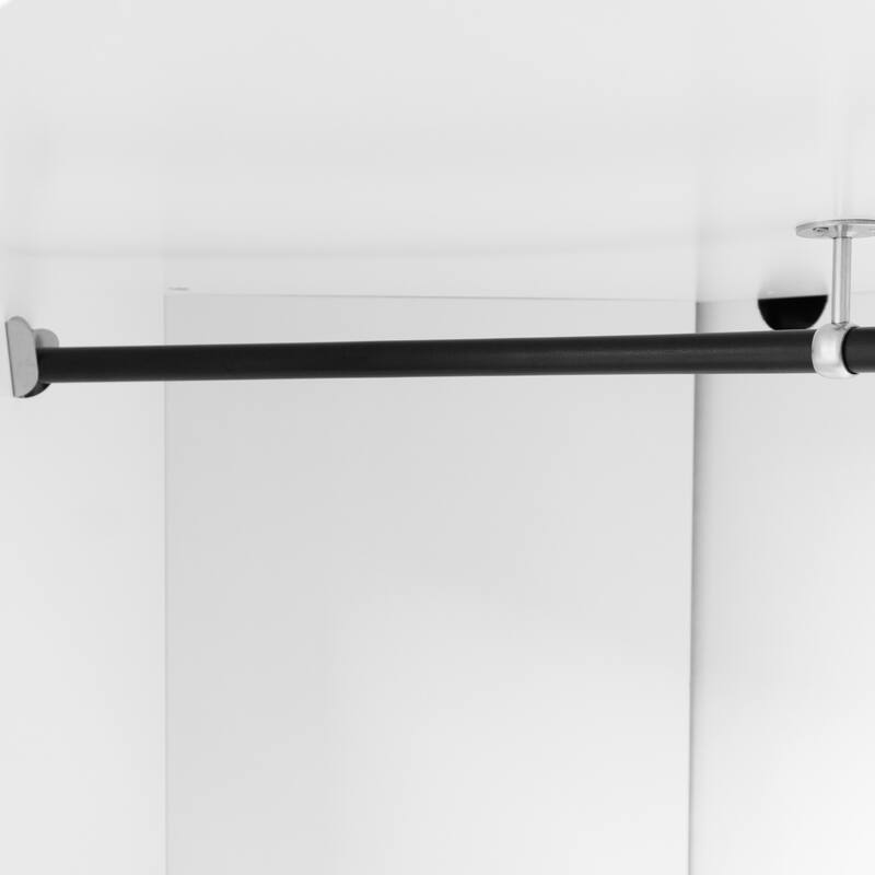 Polygon Corner Wardrobe with 2-Doors