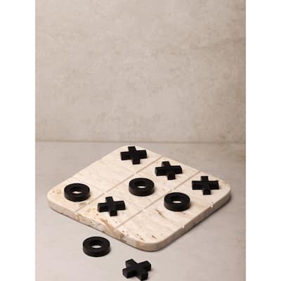 Monty Marble Tic Tac Toe Set - 8X8
